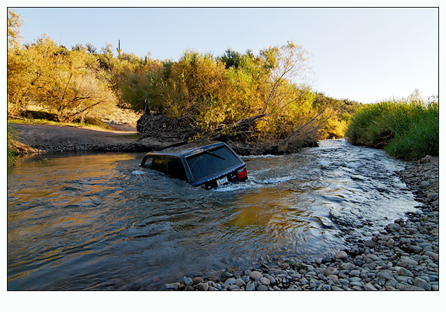 Don't worry, dear - it's a Land Rover!