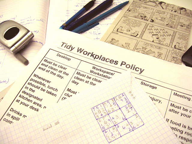 Tidy Workplaces Policy