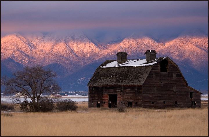 Barn at Sunset