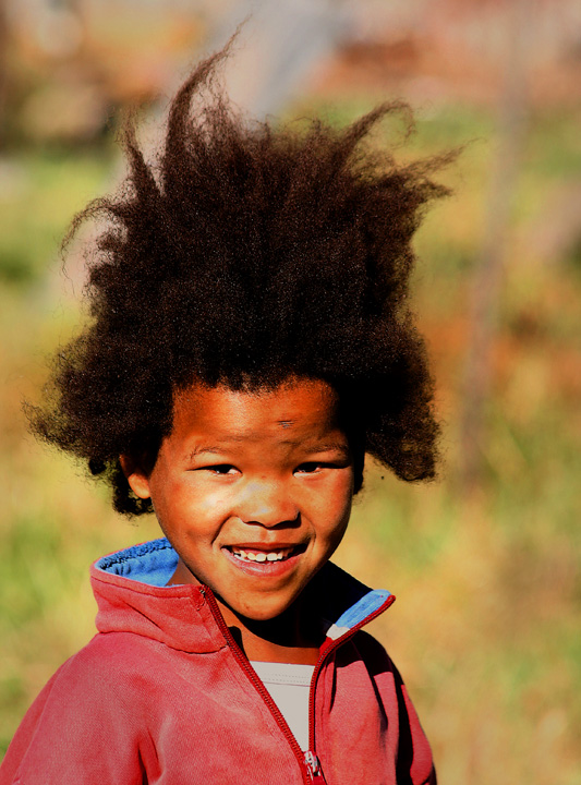 Happiness is never knowing what a bad hair day is