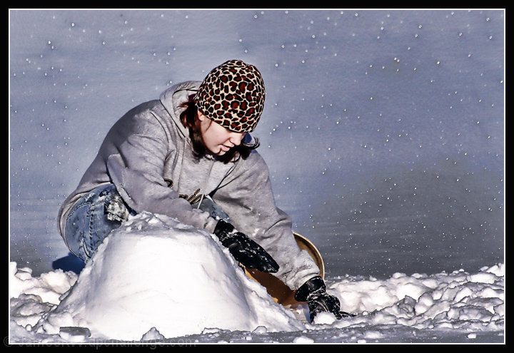 Beginning of a Snowman