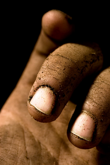 Hands of a Gravedigger