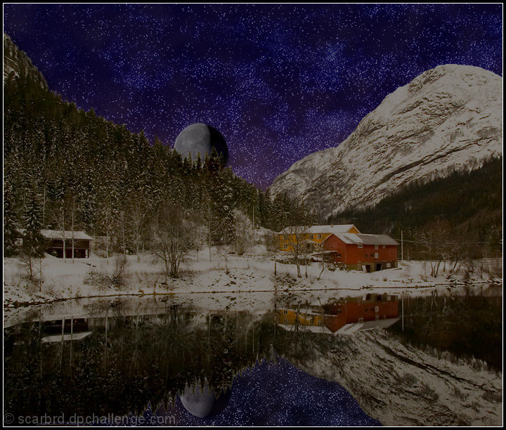 Mountian Moon Rise