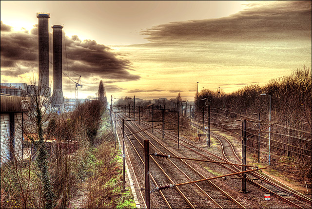 View from the old Iron Bridge