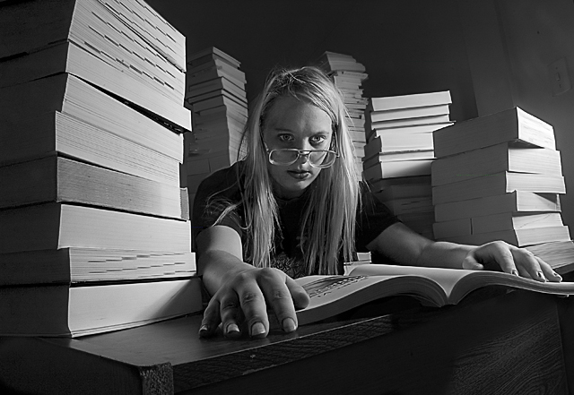 Overwhelmed College Student