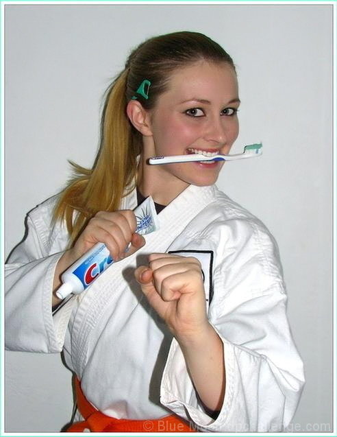 "Brush Your Teeth or I'll Punch 'Em Out!" Dental Assistant/Karate Instructor
