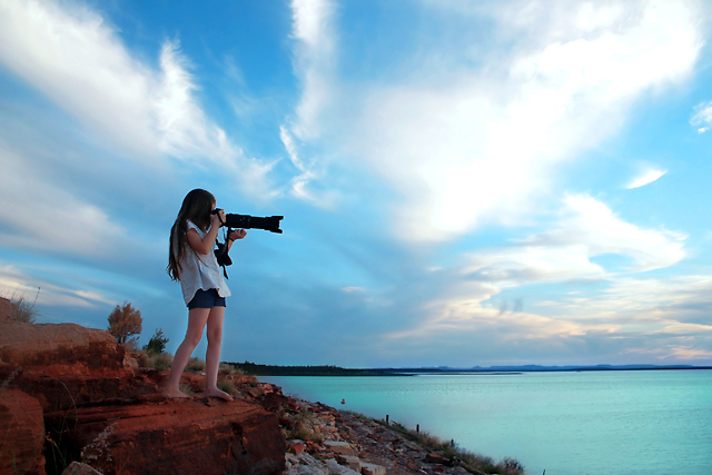 Shooting the phoenix in the sky