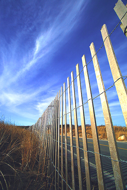 Nobska Beach Snow Fence