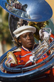 Horn Player at the Rose Parade.