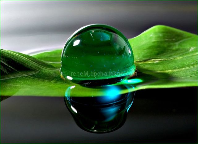 floating marble