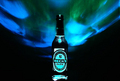 My Private Aurora ( Refracting light off a beer bottle )