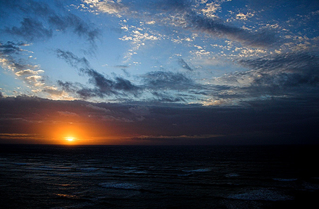 First Light:   Sunrise over Dark Waters