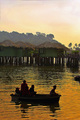 Thai Boat Silhouette