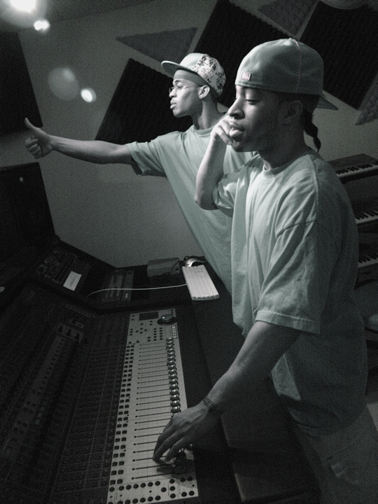 In the studio