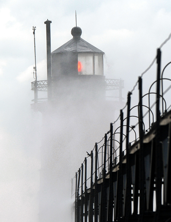 Misty Lighthouse