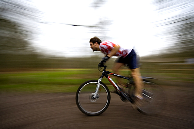 Racing through the forest