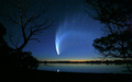 Exit the solar system. Comet McNaught. To return in 300,000 years.