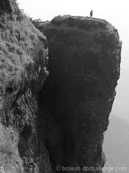 On the edge..
