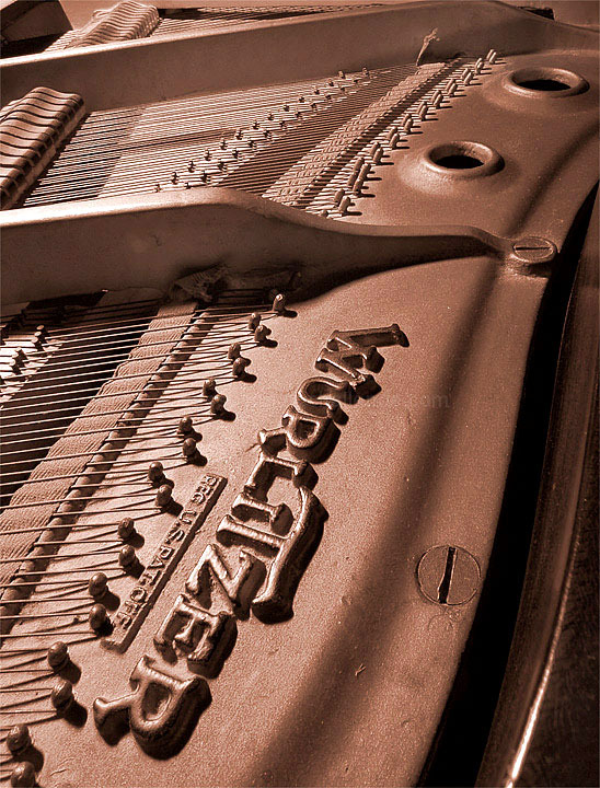 Bronzed Baby Grand  (Circa 1902)