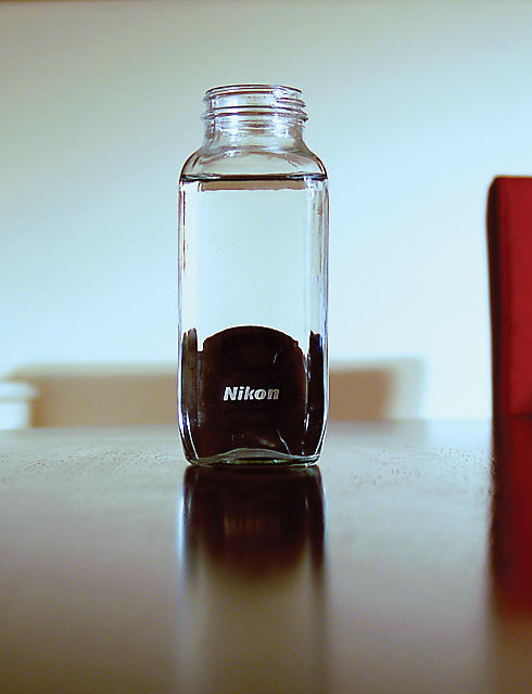 Nikon in a bottle