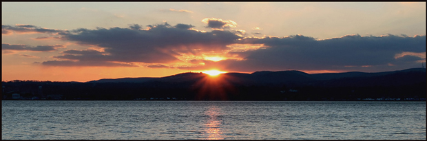 Sunset on the River Hudson