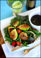 Figs, Fennel, Roma Tomatoes and Rocket with a Balsamic Reduction & Virgin Olive Oil Dressing