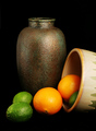 citrus and stoneware