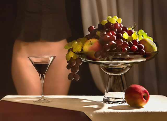Still Life With Fruits and Sweet Wine