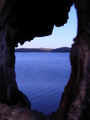 Lake through a Tree