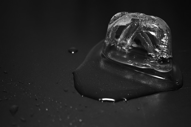 Melting ice