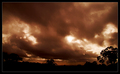 . storm clouds .