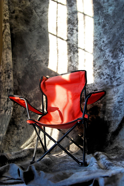 Child's folding canvas chair