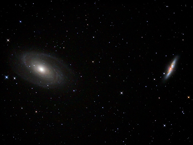 Two Galaxies (M81 and M82)