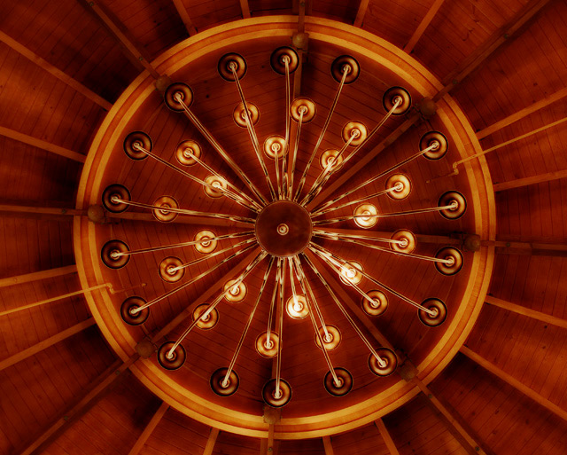 Copper Chandelier