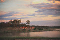 The Dam at Sunset