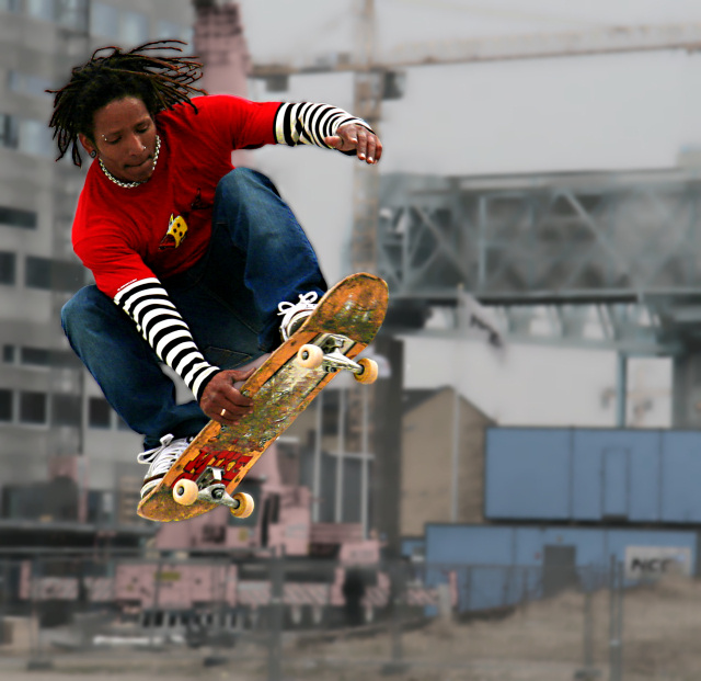 City skating