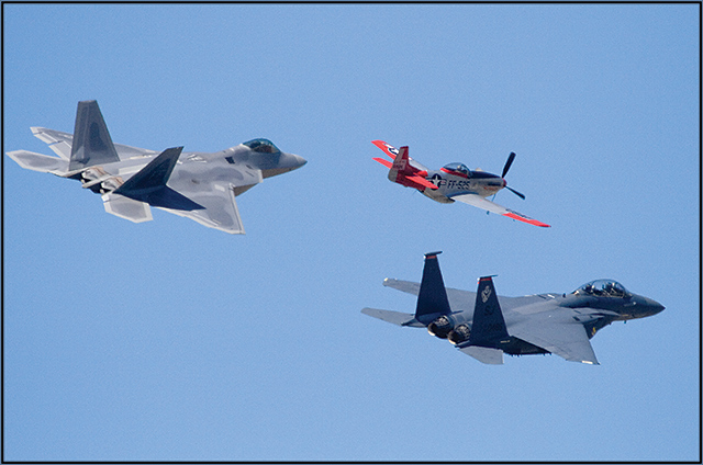 A page from the history books...Flying with the big boys!