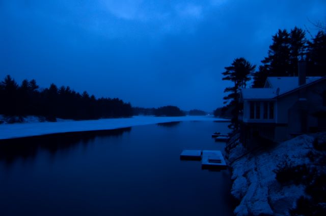 Loon Lake in Blue