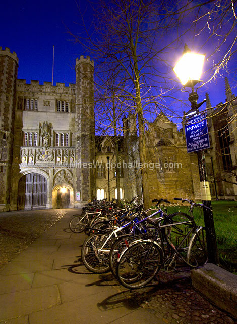 The bikes at Trinity College