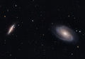 Couple of galaxies decorating the sky