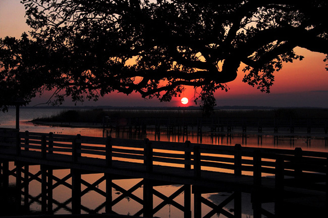 Sunset on the Sound