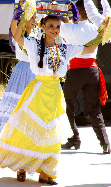 Folklorico Dancer In Yellow