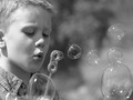 Bubbly Boy Blayne Blows Big Bubbles