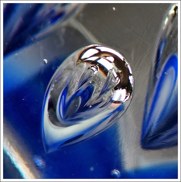 blue and white