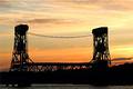 Portage Lift Bridge at Sunset