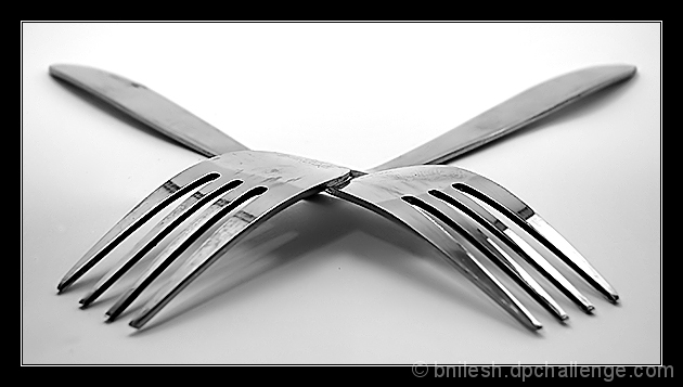 crossed hands..