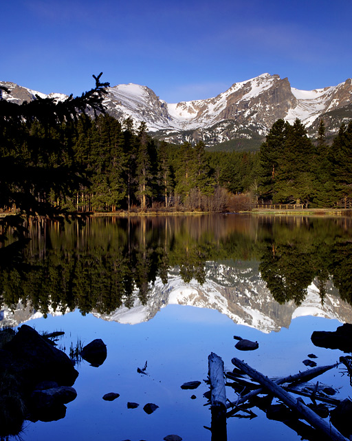 Sprague Lake, early morning