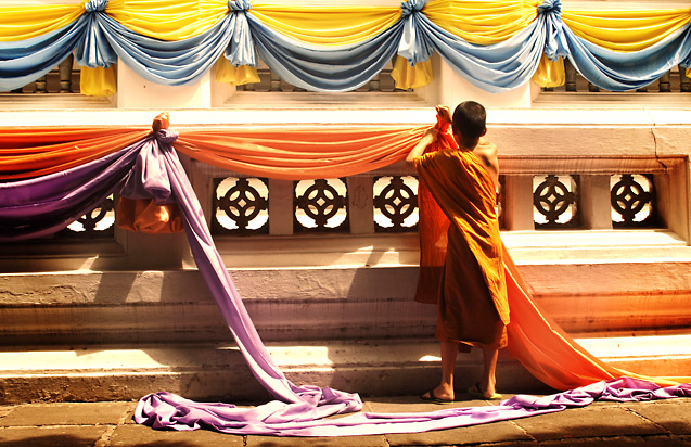 Buddhist novice
