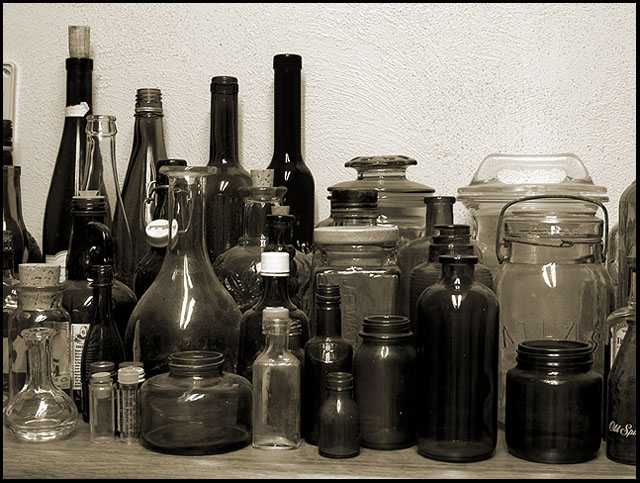 Dusty bottles