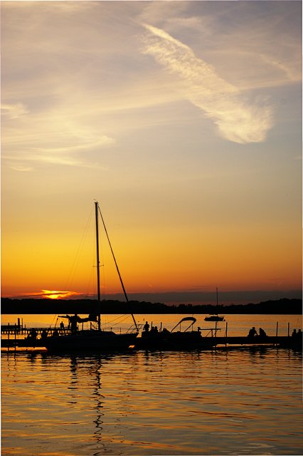 At the dock